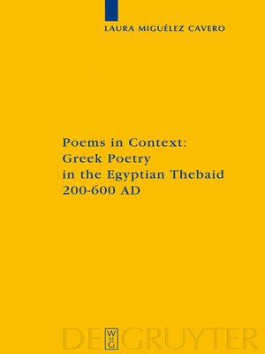 cover image of Poems in Context